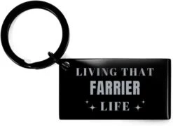 Cadeaux De Porte-clés Farrier Pour étudiant Farrier, Vivre Que Farrier Life Jokes Drôle, Cadeaux De Sarcasme Pour Amis, Coworkers Farrier Graduation Anniversaire Cadeaux De Noël Idée