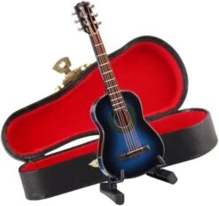 ABOOFAN Guitare Classique Guitare Classique Mini Guitare De Bureau Guitare Graduation Cadeau Mini Guitare Ornements Instrument De Musique Bambou Noël Hommes Et Femmes Mini Cadeaux