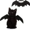 Halloween Pet Bat Wings Chat Chien Bat Costume, Chat Bat Wings Halloween Costume Pour Chats Petits Chiens, Chiot Cosplay Bat Costume Chat Ailes Pour Halloween Noël Fête D'anniversaire -Oui || N/A || pearhead 511o878 XnL. AC SL1001