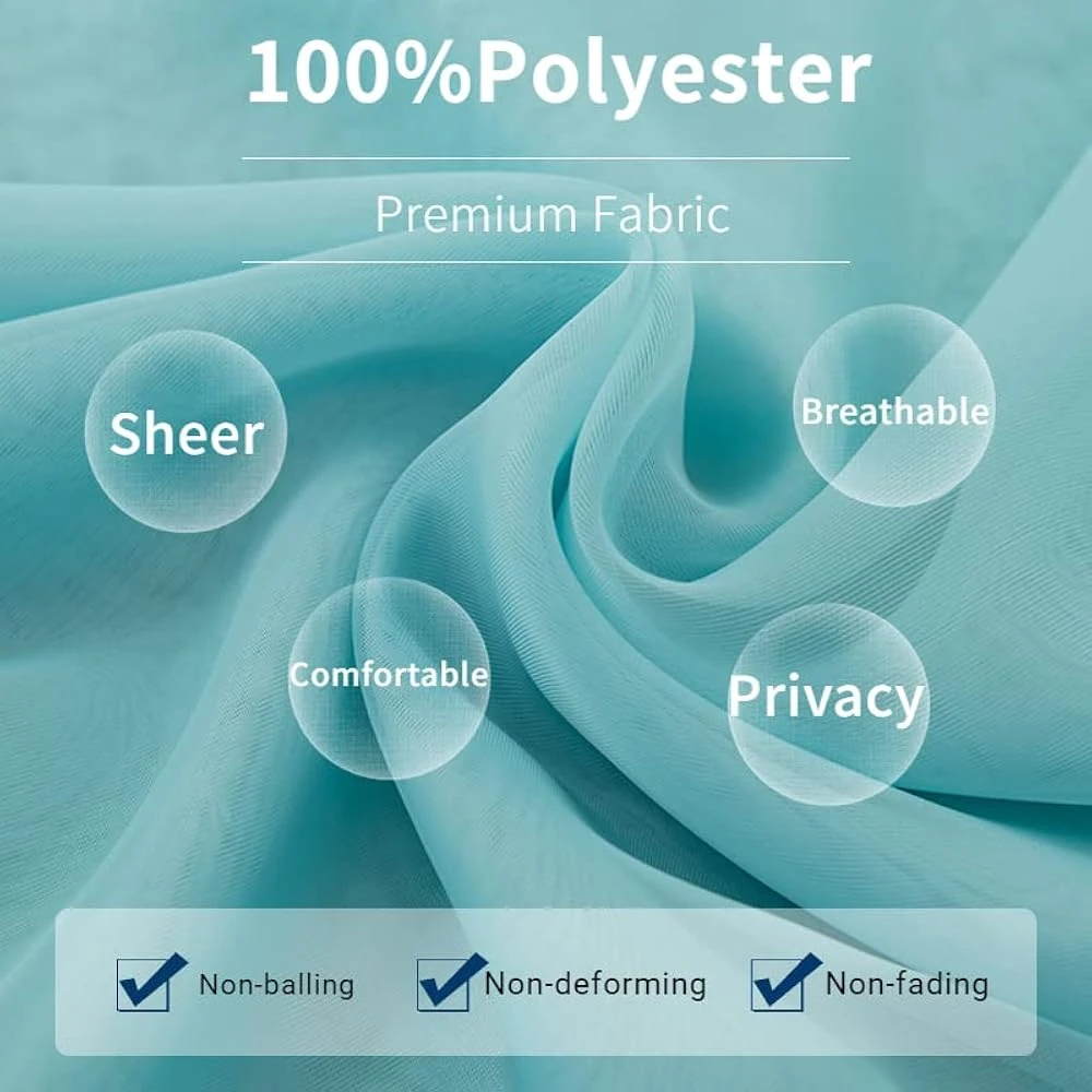 Yancorp 6 Panneaux Rideaux De Cisaillement Décoration De La Fenêtre Arc-en-ciel Raisins De La Voile 63 Pouces Enfants Filles Garçons Fête Fave De La Fête Noël Salle De Classe Décoration Chambre Retour ( Macaron, ( W40 X L84 ) X 6 Panneaux ) 9 Yancorp 6 Panneaux Rideaux De Cisaillement Décoration De La Fenêtre Arc-en-ciel Raisins De La Voile 63 Pouces Enfants Filles Garçons Fête Fave De La Fête Noël Salle De Classe Décoration Chambre Retour ( Macaron, ( W40 X L84 ) X 6 Panneaux ) - Image 7