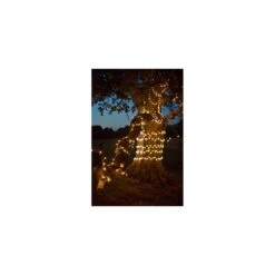 OZS- 2PK Total 144FT 400LED Luminaires De Cordes De Noël Solaires Chaudes En Extérieur, étanche 8 Modes Luminaires D'arbres De Noël En Fil Vert Pour Les Décorations De Noël De Jardin ( Blanc Chaud ) -Oui || N/A || pearhead 51DWAulkxPL. AC SR10001000