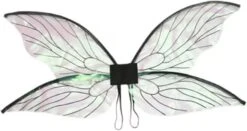 Ailes De Fée Pour Filles Femmes Cosplay Habille-toi Sparkling Transparent White Butterfly Wings Halloween Costume Noël Fave De Noël