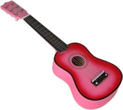 Baosity Finest Solid 1inch Acoustic Guitar Instrument De Musique Pour Enfants Débutants Etudiants Noël Anniversaire Cadeau, Rose -Oui || N/A || pearhead 51G4tog62GL. AC SL1024