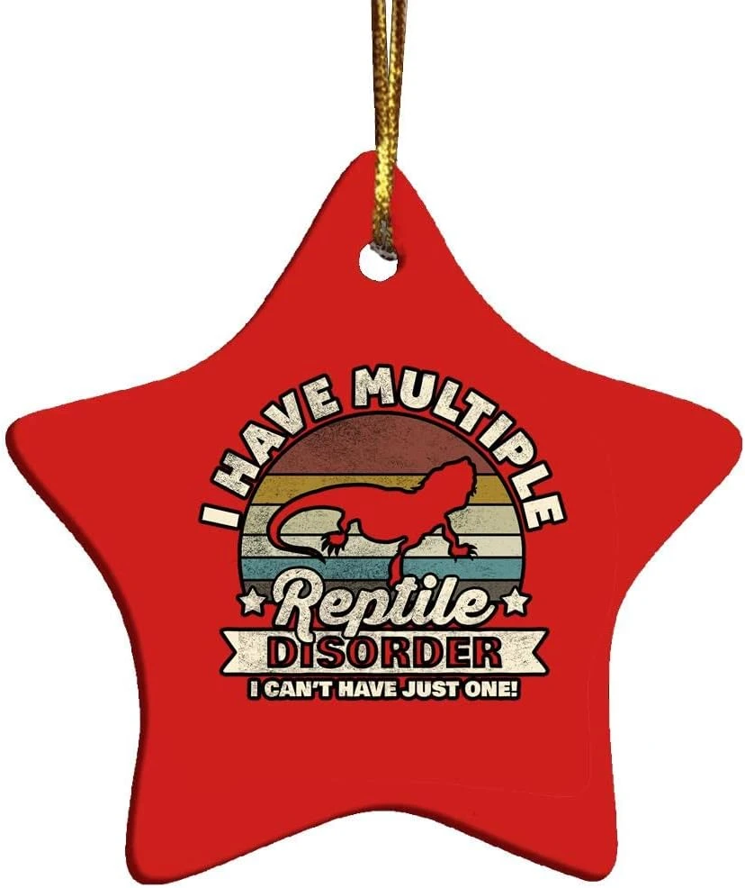 Eden Tee I Have Multiple Reptile Disorder - Ornement De Noël Bearded Dragon Reptile 6 Eden Tee I Have Multiple Reptile Disorder - Ornement De Noël Bearded Dragon Reptile - Image 4