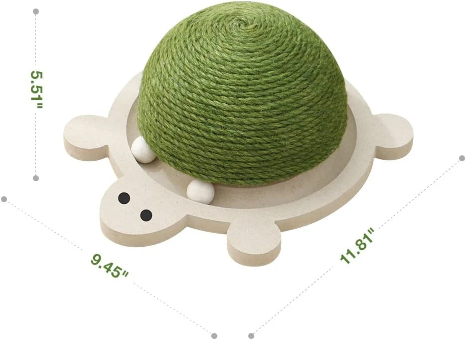 MONDOTOY Funny Roller Cat Toy Balls En Bois Pour Chat Pour Chat Pour Chat, Forme De Tortue Avec Tampon à Gratter Pour Chat, Jouets Interactifs Pour Chats, Cadeaux Pour Noël ( Tortue ) 4 MONDOTOY Funny Roller Cat Toy Balls En Bois Pour Chat Pour Chat Pour Chat, Forme De Tortue Avec Tampon à Gratter Pour Chat, Jouets Interactifs Pour Chats, Cadeaux Pour Noël ( Tortue ) - Image 2
