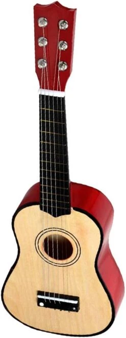 RAHYMA Weiping - Finest Solid Wood 21inch 6 String Guitare Acoustique Instrument De Musique Pour Enfants Débutants Étudiants Cadeau D'anniversaire De Noël - Rouge Produit Code De Statistiques - 1459 Rouge (Couleur: Wood) -Oui || N/A || pearhead 51KoQf3robL. AC SL1024