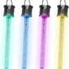 LIZHOUMIL 4 Pièces Solaire Suspendue Lumière, Acrylique Bulle Tube Lumière Avec Poignée, RGB 7 Couleur Changeant Lumières De Jardin Pour Arbre De Noël Party Jardin Jardin Patio Courtyard Clôtures Chemin Walkway Décoration