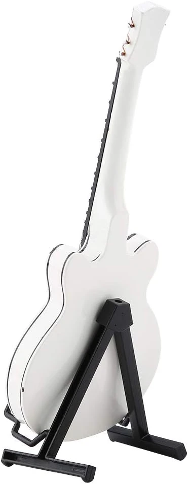 Guitare Miniature Blanc Hilitand, Modèle Instrument 7 Pouces, Avec Support AFrame Réglable, Mini Instrument De Musique, Ornements Guitare Électrique, Cadeau Noël / Anniversaire 8 Guitare Miniature Blanc Hilitand, Modèle Instrument 7 Pouces, Avec Support AFrame Réglable, Mini Instrument De Musique, Ornements Guitare Électrique, Cadeau Noël / Anniversaire - Image 6