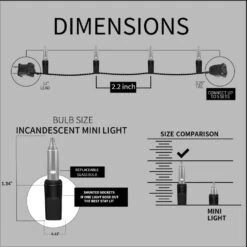 JUSTPRO 100LIGHTS Vert Extra-Droit Avec Connecteurs D'End Lumières Décoratives De Noël 5.98m UL Certifié Mini Chaîne Lumière Ensemble Étanche Pour Maison Jardin Vacances Arbre De Noël Fête Mariage -Oui || N/A || pearhead 51QaGNEMeZL. AC SL1005