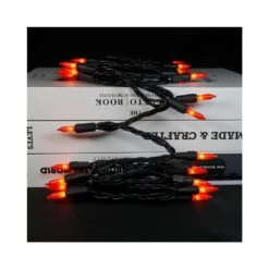 MULTI-SPARKING Éclairage Halloween Extérieur Orange - 35 Count Incandescent Mini Lumières De Noël Pour Décorations Halloween Intérieure Et Extérieure, 8.5 Pieds Fil Noir Halloween String Lights Set 11 MULTI-SPARKING Éclairage Halloween Extérieur Orange - 35 Count Incandescent Mini Lumières De Noël Pour Décorations Halloween Intérieure Et Extérieure, 8.5 Pieds Fil Noir Halloween String Lights Set -Oui || N/A || pearhead 51TdKAbREjL. AC SR10001000