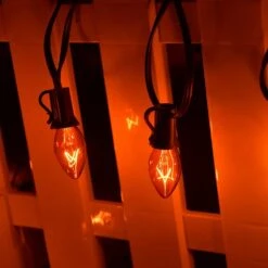 Lumières De Noël Orange SUNSGNE C7, Lumières De Cordes Orange Extérieures 25Ft Avec 27 Ampoules Orange Clair ( 2 Pièces De Rechange ), Lumières De Noël Vintage Pour Patio, Café, Fête, Vacances, Décoration De Noël - Fil Noir 12 Lumières De Noël Orange SUNSGNE C7, Lumières De Cordes Orange Extérieures 25Ft Avec 27 Ampoules Orange Clair ( 2 Pièces De Rechange ), Lumières De Noël Vintage Pour Patio, Café, Fête, Vacances, Décoration De Noël - Fil Noir -Oui || N/A || pearhead 51UrE4ZvMvL. AC SL1001