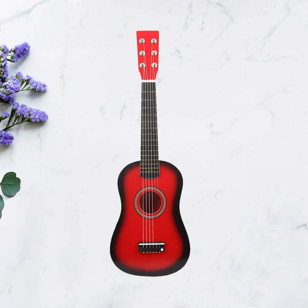 MAGICLULU Enfants Guitare Acoustique 23 Pouces Petite Guitare 6 Cordes Pour Débutant Enfant Filles Garçons Instruments De Musique Noël Anniversaire Vacances Cadeaux ( Rouge ) Guitare Enfant 9 MAGICLULU Enfants Guitare Acoustique 23 Pouces Petite Guitare 6 Cordes Pour Débutant Enfant Filles Garçons Instruments De Musique Noël Anniversaire Vacances Cadeaux ( Rouge ) Guitare Enfant - Image 7