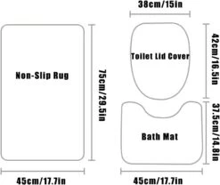 4Pcs Christmas Elk Grinch Rideau De Douche Ensemble Avec Non-Slip Tapis, Tapis De Bain Et Couvercle De Toilette Couverture Pour Salle De Bains L'ourlet Pondéré Polyester, Nouvel An Décor De Vacances D'hiver De Noël Avec 12 Crochets 72x72 In(50) -Oui || N/A || pearhead 51WWGVpCl3L. AC SL1500