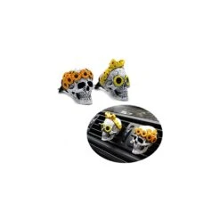 Evil Skull Statue Car Air Outlet Avec Air Freshener, Décor Intérieur De Voiture Drôle Mignon Ornement Cadeau D'anniversaire De Noël Pour Hommes Femmes Garçons Filles