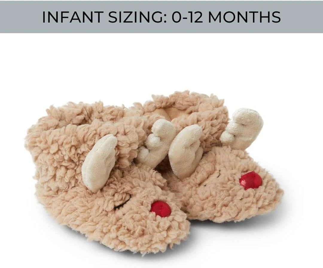 Dearfoams Unisexe-bébé Correspondance Famille Vacances Noël Renne & Turquie Écume 7 Dearfoams Unisexe-bébé Correspondance Famille Vacances Noël Renne & Turquie Écume - Image 5