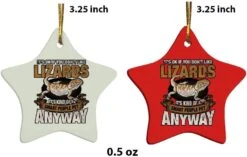 Drôle Barbu Dragon Animaux Lézard Humour Reptile Herpetolo Ornement De Noël 13 Drôle Barbu Dragon Animaux Lézard Humour Reptile Herpetolo Ornement De Noël -Oui || N/A || pearhead 51gOaDgqeLL. AC SL1000