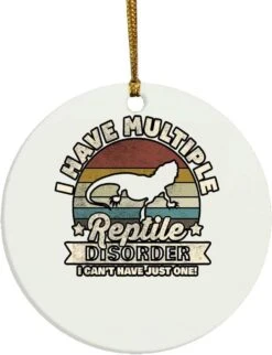 Eden Tee I Have Multiple Reptile Disorder - Ornement De Noël Bearded Dragon Reptile