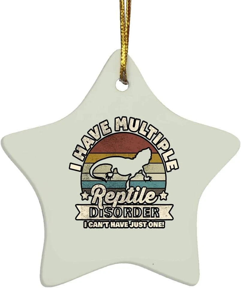 Eden Tee I Have Multiple Reptile Disorder - Ornement De Noël Bearded Dragon Reptile 5 Eden Tee I Have Multiple Reptile Disorder - Ornement De Noël Bearded Dragon Reptile - Image 3