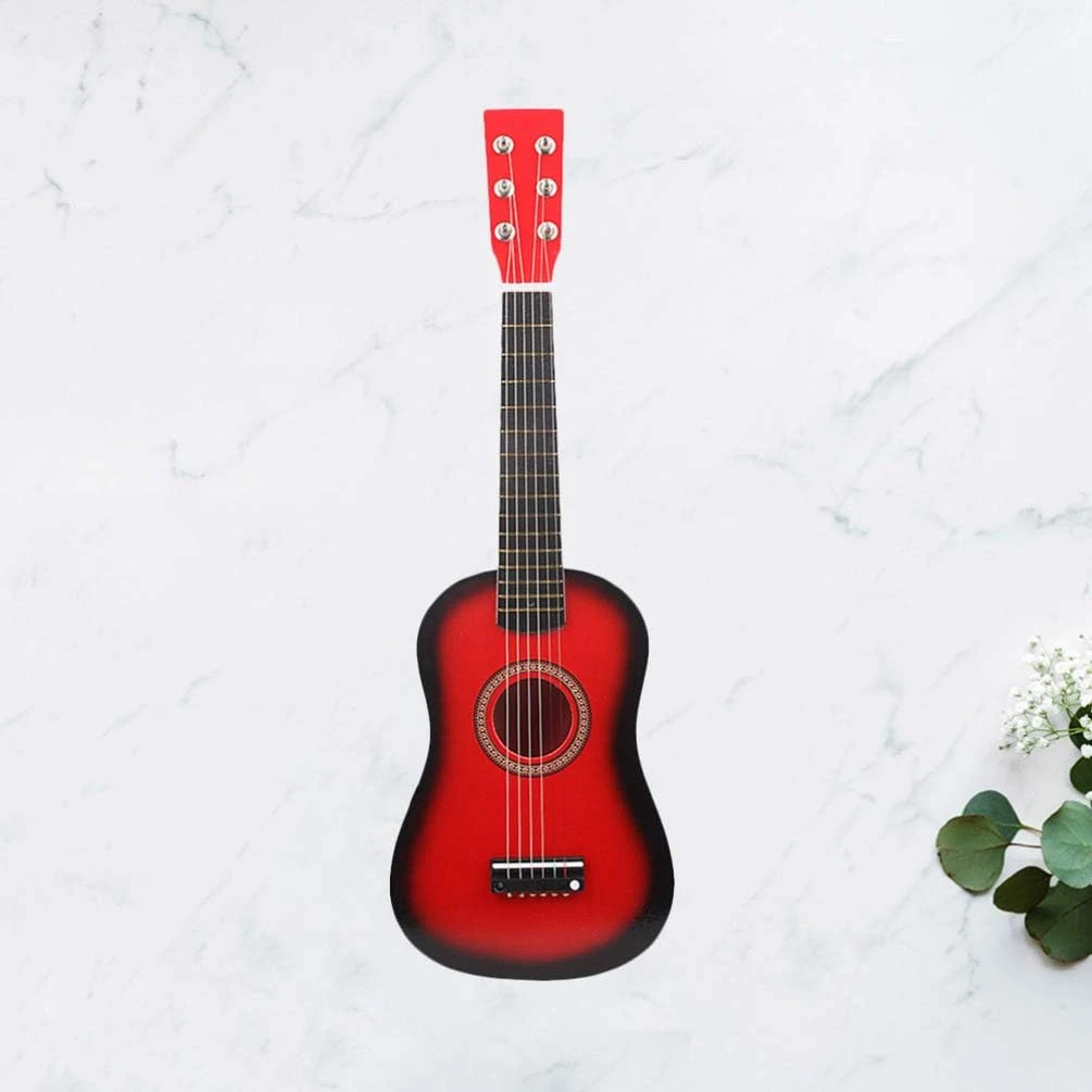 MAGICLULU Enfants Guitare Acoustique 23 Pouces Petite Guitare 6 Cordes Pour Débutant Enfant Filles Garçons Instruments De Musique Noël Anniversaire Vacances Cadeaux ( Rouge ) Guitare Enfant 7 MAGICLULU Enfants Guitare Acoustique 23 Pouces Petite Guitare 6 Cordes Pour Débutant Enfant Filles Garçons Instruments De Musique Noël Anniversaire Vacances Cadeaux ( Rouge ) Guitare Enfant - Image 5