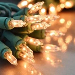 Câble Vert Transparent Pour Lumières De Noël, 100 Mini-cordes Incandescentes Pour La Décoration Intérieure De L'éclairage Extérieur Des Fêtes, Les Lumières De L'arbre De Noël, Les Clignotants Statiques Certifiés UL -Oui || N/A || pearhead 51wtkvujVEL. AC US1000
