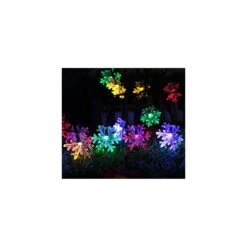 Ingree Solaire De Noël Fée Chaîne Lumières 20 Ft 30 LED 8 Modes Solaire Flocon De Neige Extérieur Étanche Alimenté Chaîne Lumières Pour Jardin Patio Cour Maison Arbre De Noël Parties(Multicolor) -Oui || N/A || pearhead 51xnyZcvHL. AC SR10001000