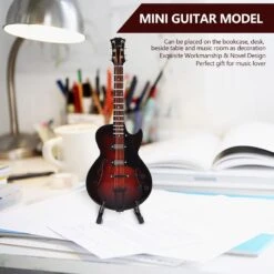 Guitare Modèle Décoration Classique Miniature Guitare Réplique Avec Stand Et Cas Instrument Modèle Ornements Cadeau De Noël (14cm Modèle) -Oui || N/A || pearhead 610uYai6lAL. AC SL1500 2