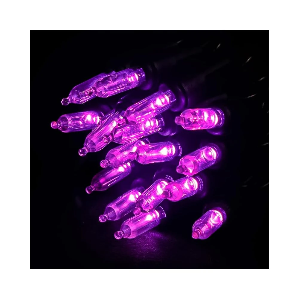 MULTI-SPARKING Violet Halloween Lumières (11 Pieds, 35 Count) - Mini Halloween String Lumières Intérieur LED Noir Fil, Lumières De Noël Pour Décorations D'Halloween En Plein Air 4 MULTI-SPARKING Violet Halloween Lumières (11 Pieds, 35 Count) - Mini Halloween String Lumières Intérieur LED Noir Fil, Lumières De Noël Pour Décorations D'Halloween En Plein Air - Image 2