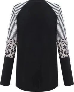 Drôle Film De Noël Sweat Couleur Bloc Crewneck Xmas Pull Sweat Tunique Longueur Tops Pour Femmes -Oui || N/A || pearhead 612w2fDrymL. AC UL1500