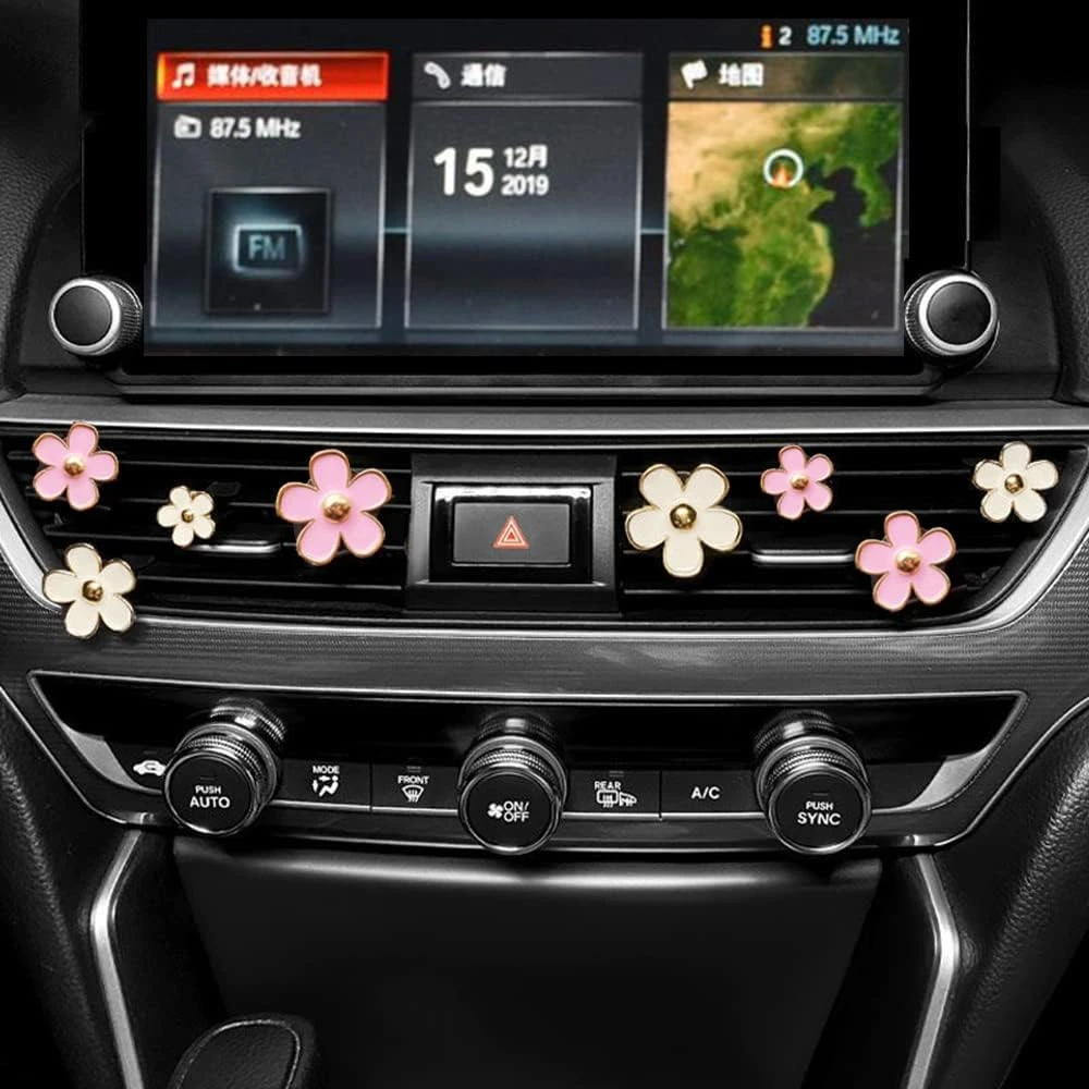 Voiture Air Freshener Vent Clips Pour Femmes 8 Pièces Mignon Voiture Vent Clips Décorations Daisy Fleur Voiture Accessoires Air Freshener Clips Pour Salle De Bains Chambre Thanksgiving Noël Anniversaire Filles Cadeau 3 Voiture Air Freshener Vent Clips Pour Femmes 8 Pièces Mignon Voiture Vent Clips Décorations Daisy Fleur Voiture Accessoires Air Freshener Clips Pour Salle De Bains Chambre Thanksgiving Noël Anniversaire Filles Cadeau - Image 2