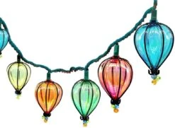 YIGUO 11FT Chaîne Lumières Avec 10 Ampoules, Multicolore Backyard Patio Décor Lumières, Connectable Suspension UL Listé Fées En Intérieur Extérieur Pour Noël Party De Mariage Tentes (1pcs)