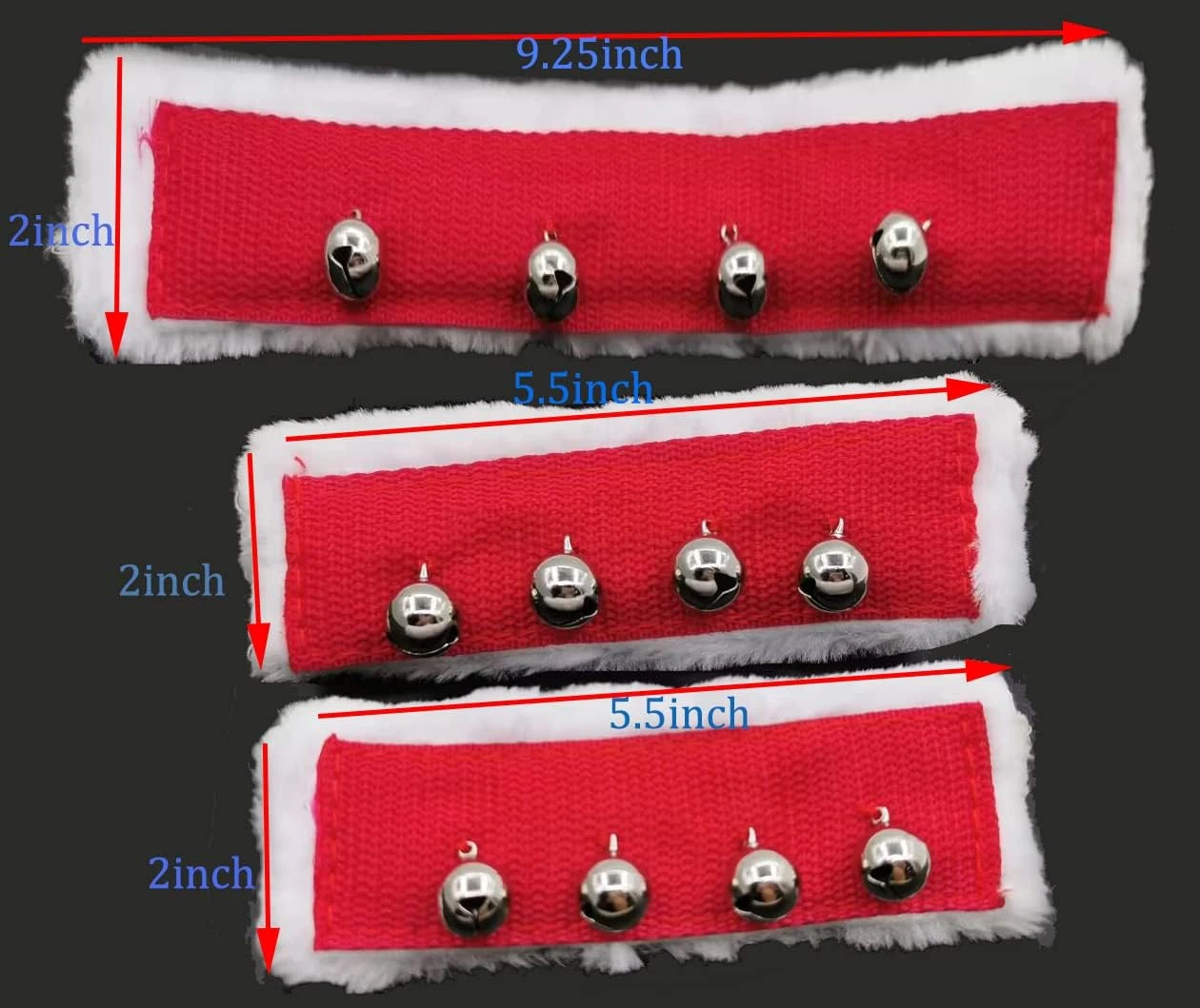 NRTFE Toison Cheval Halter Bridle Cover Avec Cloches Pour Parade De Noël Rouge Santa Equestrian Decoration Holiday 3pack 7 NRTFE Toison Cheval Halter Bridle Cover Avec Cloches Pour Parade De Noël Rouge Santa Equestrian Decoration Holiday 3pack - Image 5