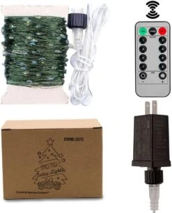 ZELUXDOT 100FT Fée Chaîne Lumières Vert Cuivre Fils Extérieur/Intérieur Étanche LED Chaîne Lumières Avec Télécommande Pour Arbre De Noël, Patio, Jardins, Arrière-cour, Plante... 300 LED -Oui || N/A || pearhead 613meWEsjoL. AC SL1000
