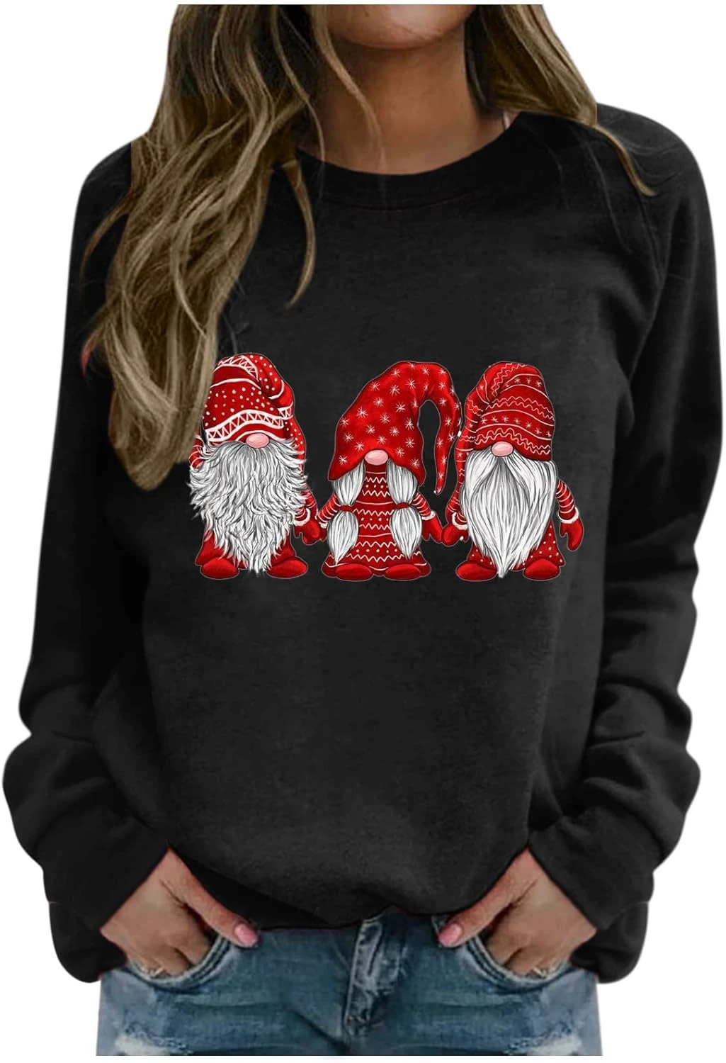 SNKSDGM Femmes Noël Flocon De Neige À Manches Longues Mignon De Noël Sweatshirts Crew Neck Vacances Graphique Pulls Top Tshirt 3 SNKSDGM Femmes Noël Flocon De Neige À Manches Longues Mignon De Noël Sweatshirts Crew Neck Vacances Graphique Pulls Top Tshirt