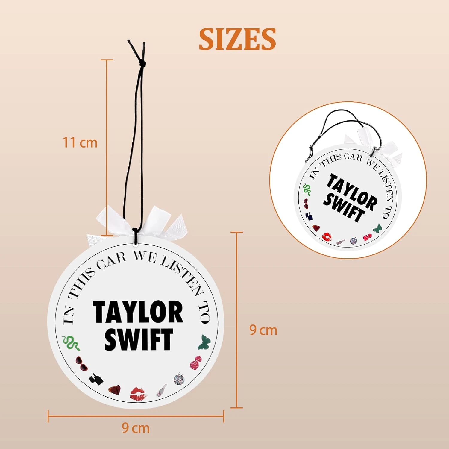 3 PCS Drôle Taylor 2024 Voiture Air Fresheners Pour Voiture, Longue Durée Suspendue Voiture Air Freshener Pour Taylor Fans, Noël Nouvel An Anniversaire Encens Chips Cadeaux Pour Homme Femmes 5 3 PCS Drôle Taylor 2024 Voiture Air Fresheners Pour Voiture, Longue Durée Suspendue Voiture Air Freshener Pour Taylor Fans, Noël Nouvel An Anniversaire Encens Chips Cadeaux Pour Homme Femmes - Image 3