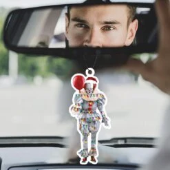 3Pcs Classique Horreur Personnages Voiture Air Fresheners Encens Chips Noir Glace Et Bonbons Parfumé Ornement Halloween Ornement Voiture Rétroviseur Pendentif Suspendu De Noël Arbre Décor Ou Fête D'anniversaire (3Pcs-A) -Oui || N/A || pearhead 6170NmAcALL. AC SL1100