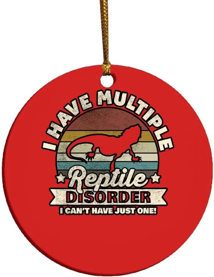 Eden Tee I Have Multiple Reptile Disorder - Ornement De Noël Bearded Dragon Reptile 4 Eden Tee I Have Multiple Reptile Disorder - Ornement De Noël Bearded Dragon Reptile - Image 2