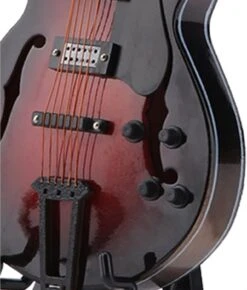 Raguso Miniature Guitare Réplique Modèle Musical Durable Musique Instrument Brillant En Bois Mini Musical Ornements Mini Guitare Modèle Pour Noël(14cm Modèle) -Oui || N/A || pearhead 618ObMg26EL. AC SL1500 2