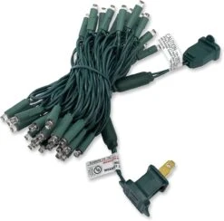 Yongzhenlite UL Listé 50 Comptes 5MM Ensemble De Lumières De Noël à Angle Large, Lumières De Chaîne Mini-led Extérieur Pour Décorations D'éclairage De Arbres De Terrasse De Jardin, 17 Pieds Vert Fil ( Blanc Chaud ) -Oui || N/A || pearhead 61AsOAzG9KL. AC SL1500