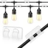 Extérieure Lumière Clips Pour Noël Chaîne: 25 Pack Clair Extérieur Adhésif Crochets Pour Suspendue Intérieure Et Extérieure Cordes Lumières, Imperméable Double Clips Conception, Heavy Duty, Pour Patio, Gutter, Clôture -Oui || N/A || pearhead 61BPmzy6xvL. AC SL1500