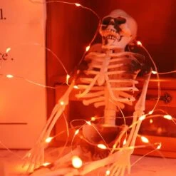 Feuilles D'orange Décorations D'Halloween, 2 Pack 100LED Fée De Cuivre Lumières De Scintillement Gothique à Piles Pour La Maison, La Chambre, Le Jardin, Le Patio, L'extérieur, Le Décor De Noël - Orange -Oui || N/A || pearhead 61E3Oxad3 L. AC SL1500