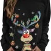 DAYINGJIA Ugly Noël Sweatshirt Chemises Pour Femmes Mignon Elk Imprimer Casual À Manches Longues Crewneck Pull Sweatshirts Top -Oui || N/A || pearhead 61EHXWBQOrL. AC UL1500
