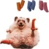 3 Paires Chaussettes Hautes Faites à La Main Pour Jambon De Hérisson Petites Chaussettes Extensibles Pour Animaux Soins Des Ongles Accessoires De Vêtements Pour Vêtements Pour Vêtements De Vêtements Pour Vêtements De Noël Pour La Photo Prop Anniversaire Pour Animaux De Compagnie Cosplay (3 Paires)