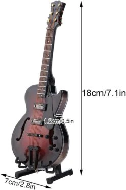 Alaaner Classique Miniature Guitare Réplique Avec Stand Et Cas Instrument Modèle Ornements Cadeau De Noël (18cm Modèle) 13 Alaaner Classique Miniature Guitare Réplique Avec Stand Et Cas Instrument Modèle Ornements Cadeau De Noël (18cm Modèle) -Oui || N/A || pearhead 61Fad6Tz7L. AC SL1500 1