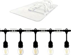 Clips Ishenkea Pour Lumières De Cordes D'extérieur, Clips 30pcs Pour Lumières De Cordes D'extérieur Avec Bandes Adhésives étanches, Clips D'extérieur Pour Lumières De Cordes Pour Les Lumières De Noël Suspendues Et Les Lumières De Cordes Extérieures -Oui || N/A || pearhead 61GtyYG LhL. AC SL1500