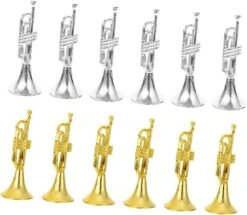 Artibetter 12 Pcs Instrument De Musique Modèle Arbre De Noël Décorations Violon Accessoires Décor De Noël Violon Figurine Poupée Maison Accessoires Instruments De Musique Pour Arbre De Noël Hawaii