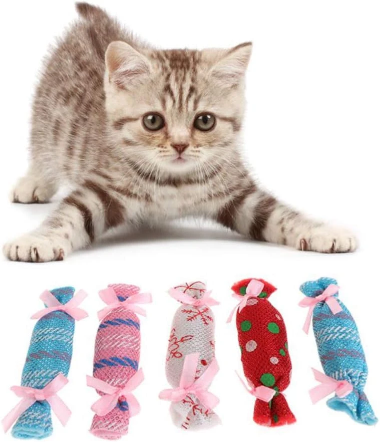 Amosfun 8Pcs Candy Dog Jouets Pour Animaux De Compagnie Jouets En Forme De Bonbons En Tissu De Tissu Interactif Pour Animaux De Compagnie Chaton De Jouets De Mâcher Avec Des Fournitures De Noël Pour Animaux De Compagnie Chatons (couleur Aléatoire) 3 Amosfun 8Pcs Candy Dog Jouets Pour Animaux De Compagnie Jouets En Forme De Bonbons En Tissu De Tissu Interactif Pour Animaux De Compagnie Chaton De Jouets De Mâcher Avec Des Fournitures De Noël Pour Animaux De Compagnie Chatons (couleur Aléatoire)
