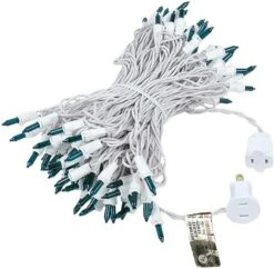 Nouveauté Lumières 100 Light Teal Noël Mariage Mini String Light Set, Blanc Fil, Intérieur/Extérieur UL Listé, 50' Long -Oui || N/A || pearhead 61JwTN1SzFL. AC SL1000