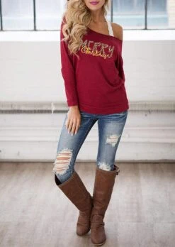 Femmes Joyeuses Chemise De Noël Leopard Imprimer Plaid Christmas Tree T-shirt Manches Courtes Vacances Noël -Oui || N/A || pearhead 61KlxrLfYLL. AC UL1058