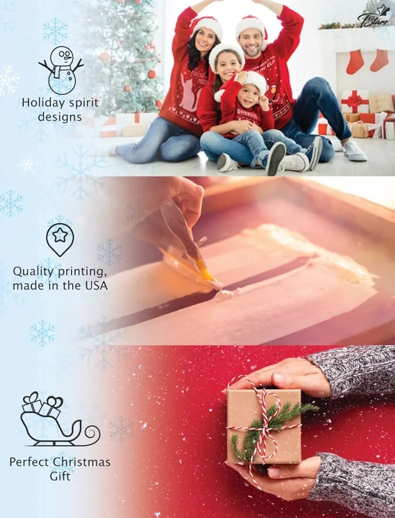 Tstars Santa Claws Sweat Femmes Adolescentes Filles Chat Laid Noël Sweat Style 7 Tstars Santa Claws Sweat Femmes Adolescentes Filles Chat Laid Noël Sweat Style - Image 5