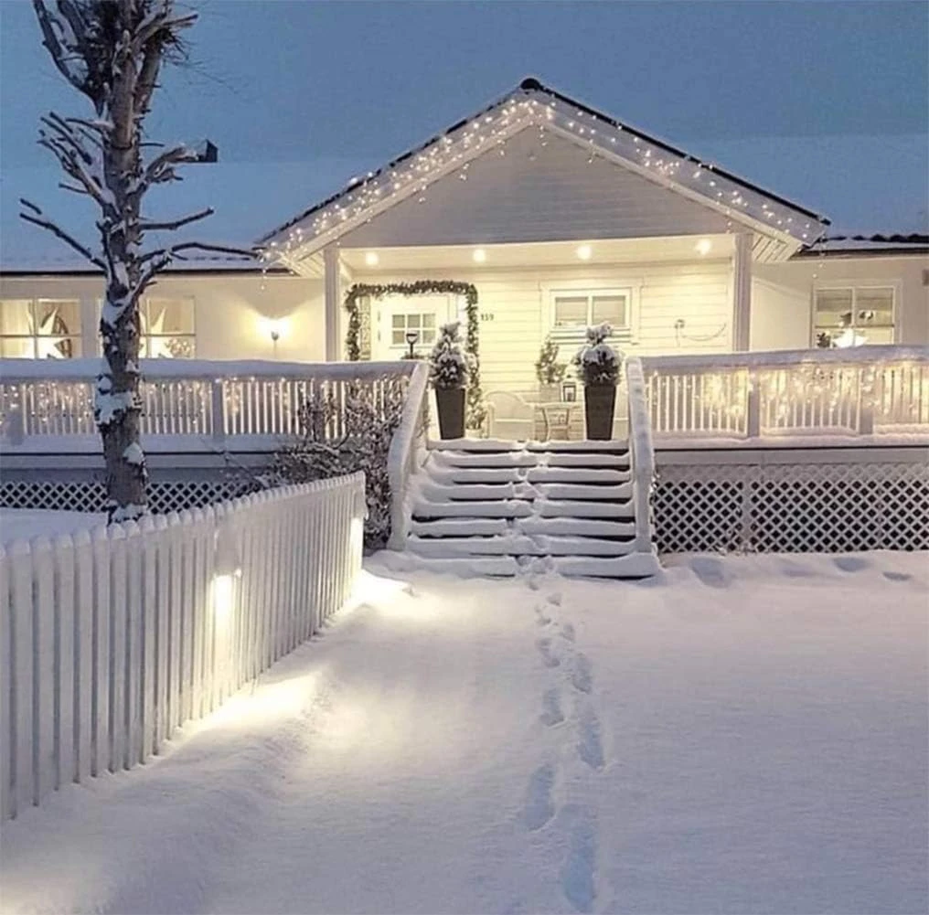 Lumières De Chaîne De Noël Romasaty C9, Lumières De Chaîne De Rechange Incandescentes Pour éclairage Météorologique Extérieur Avec Ampoules Claires Blanches Chaudes 25FT Pour Lumières De Noël Fil Vert De Qualité Commerciale 8 Lumières De Chaîne De Noël Romasaty C9, Lumières De Chaîne De Rechange Incandescentes Pour éclairage Météorologique Extérieur Avec Ampoules Claires Blanches Chaudes 25FT Pour Lumières De Noël Fil Vert De Qualité Commerciale - Image 6